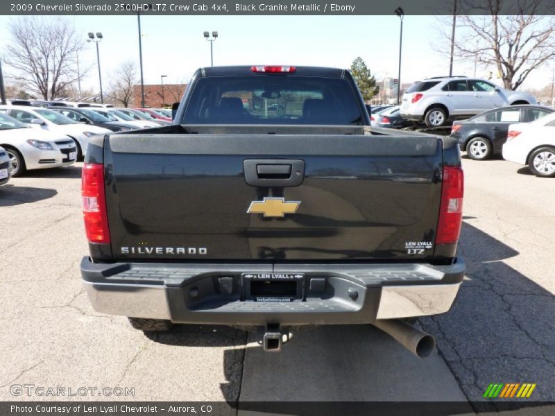 Black Granite Metallic / Ebony 2009 Chevrolet Silverado 2500HD LTZ Crew Cab 4x4