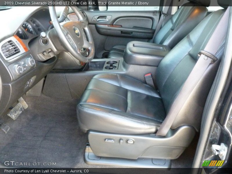 Black Granite Metallic / Ebony 2009 Chevrolet Silverado 2500HD LTZ Crew Cab 4x4
