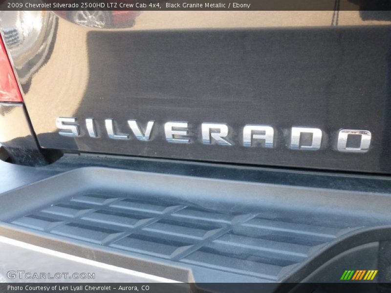 Black Granite Metallic / Ebony 2009 Chevrolet Silverado 2500HD LTZ Crew Cab 4x4