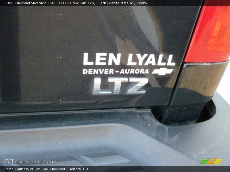 Black Granite Metallic / Ebony 2009 Chevrolet Silverado 2500HD LTZ Crew Cab 4x4
