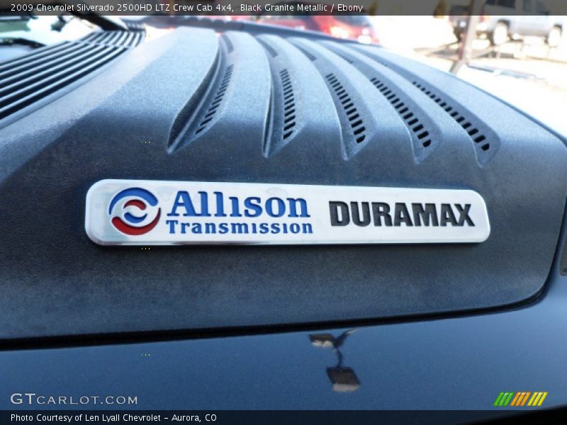 Black Granite Metallic / Ebony 2009 Chevrolet Silverado 2500HD LTZ Crew Cab 4x4
