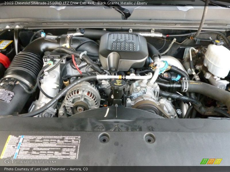 Black Granite Metallic / Ebony 2009 Chevrolet Silverado 2500HD LTZ Crew Cab 4x4