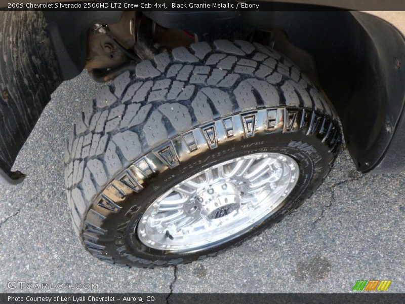 Black Granite Metallic / Ebony 2009 Chevrolet Silverado 2500HD LTZ Crew Cab 4x4