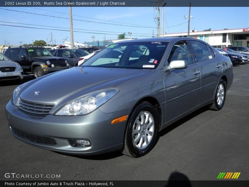 Mystic Sea Green Opalescent / Light Charcoal 2002 Lexus ES 300