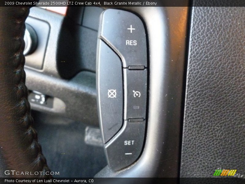 Black Granite Metallic / Ebony 2009 Chevrolet Silverado 2500HD LTZ Crew Cab 4x4