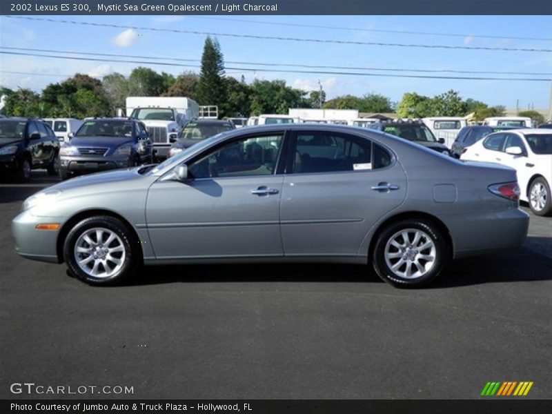 Mystic Sea Green Opalescent / Light Charcoal 2002 Lexus ES 300