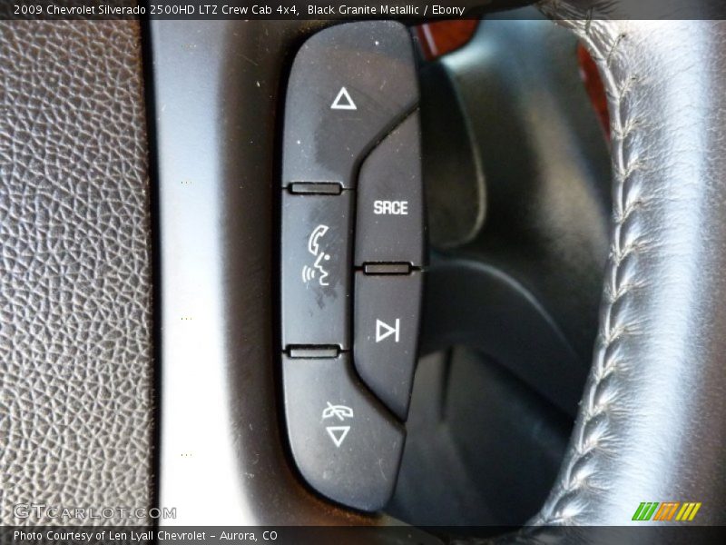 Black Granite Metallic / Ebony 2009 Chevrolet Silverado 2500HD LTZ Crew Cab 4x4