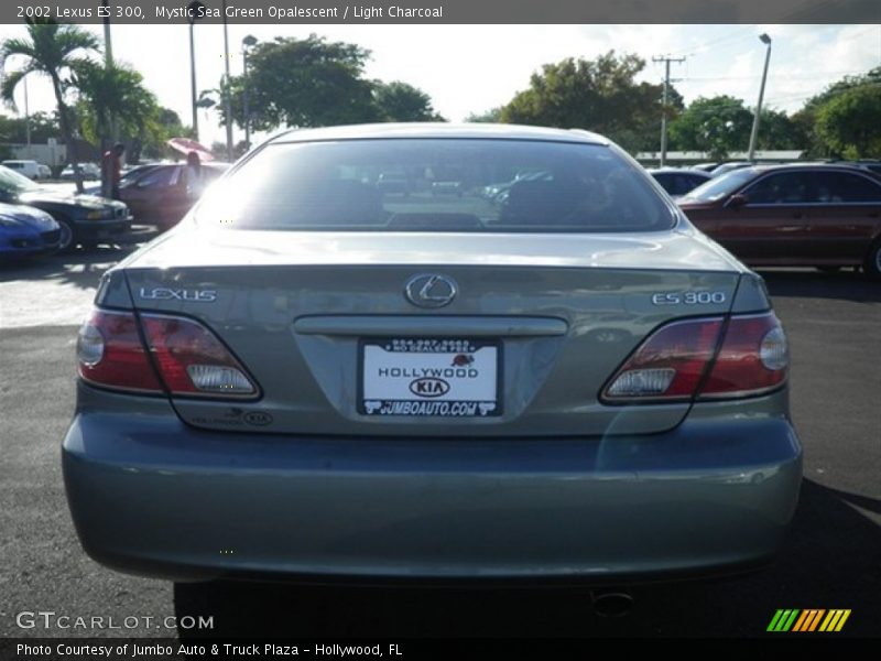 Mystic Sea Green Opalescent / Light Charcoal 2002 Lexus ES 300