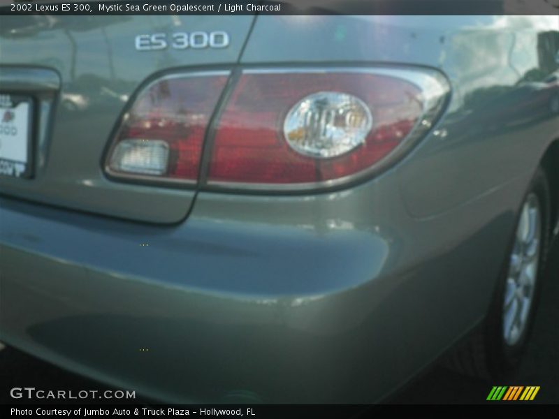 Mystic Sea Green Opalescent / Light Charcoal 2002 Lexus ES 300