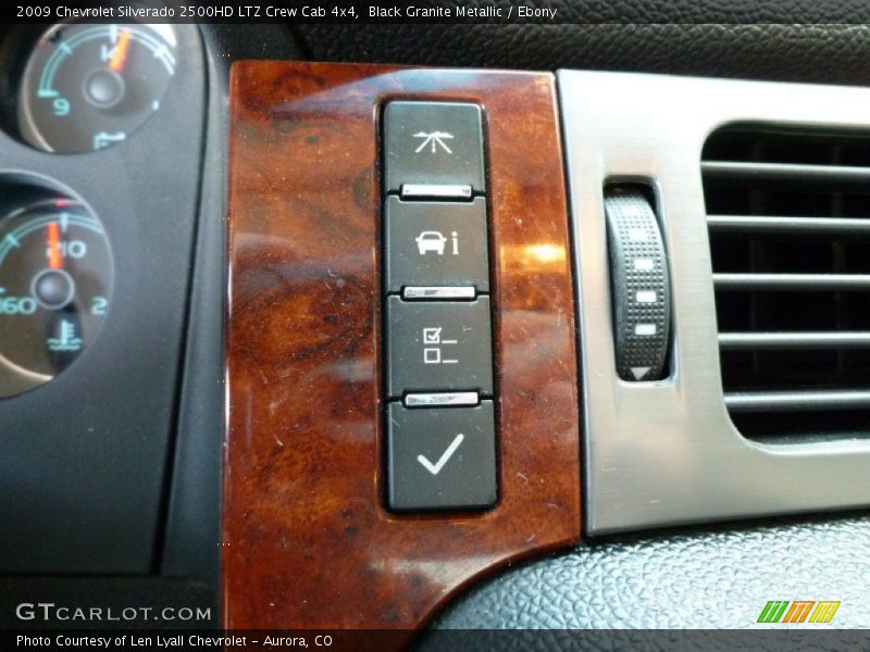 Black Granite Metallic / Ebony 2009 Chevrolet Silverado 2500HD LTZ Crew Cab 4x4
