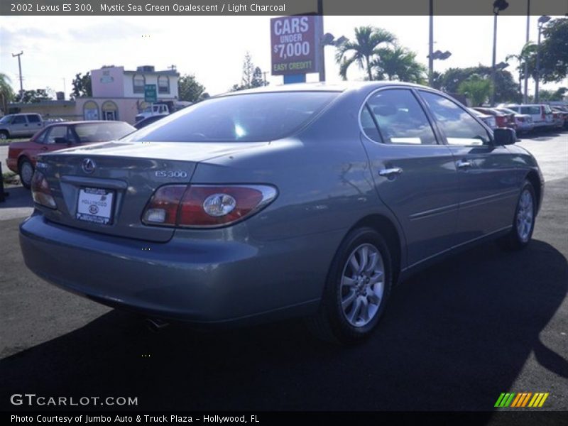Mystic Sea Green Opalescent / Light Charcoal 2002 Lexus ES 300
