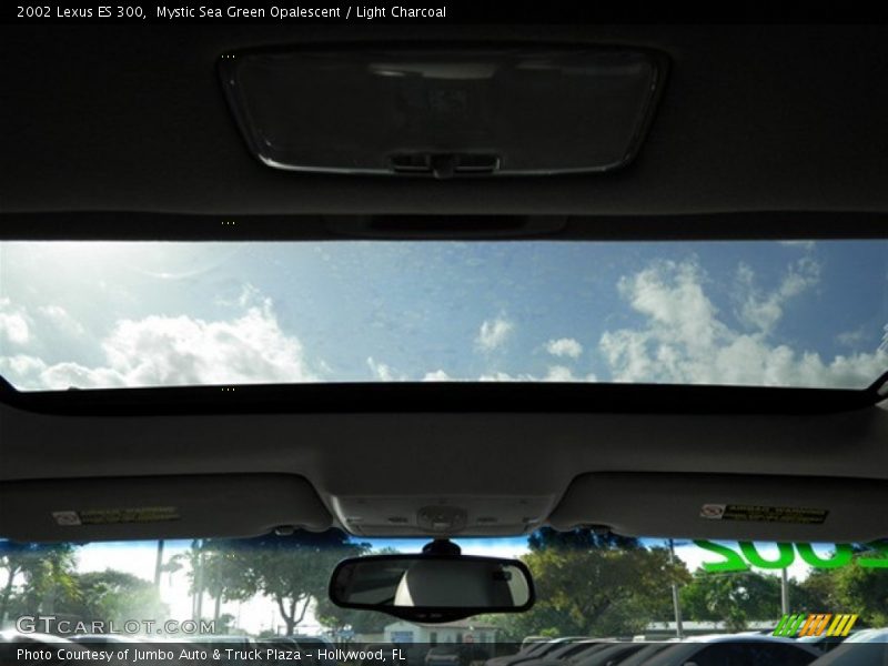 Mystic Sea Green Opalescent / Light Charcoal 2002 Lexus ES 300