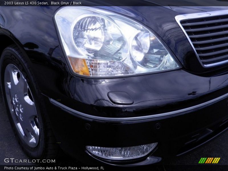 Black Onyx / Black 2003 Lexus LS 430 Sedan
