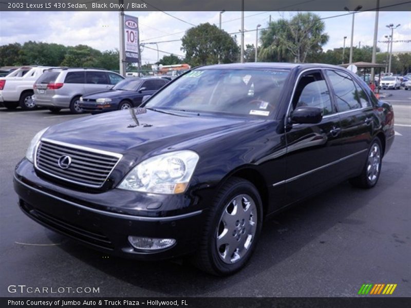 Black Onyx / Black 2003 Lexus LS 430 Sedan