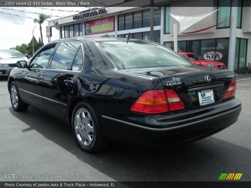 Black Onyx / Black 2003 Lexus LS 430 Sedan