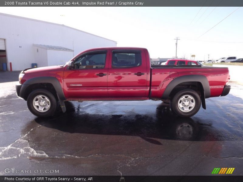 Impulse Red Pearl / Graphite Gray 2008 Toyota Tacoma V6 Double Cab 4x4