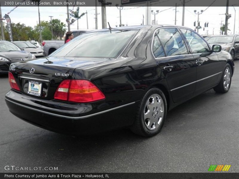Black Onyx / Black 2003 Lexus LS 430 Sedan