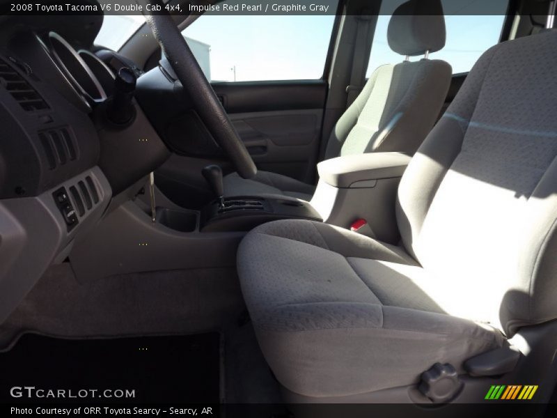 Impulse Red Pearl / Graphite Gray 2008 Toyota Tacoma V6 Double Cab 4x4