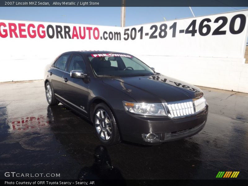 Alloy Metallic / Light Stone 2007 Lincoln MKZ Sedan