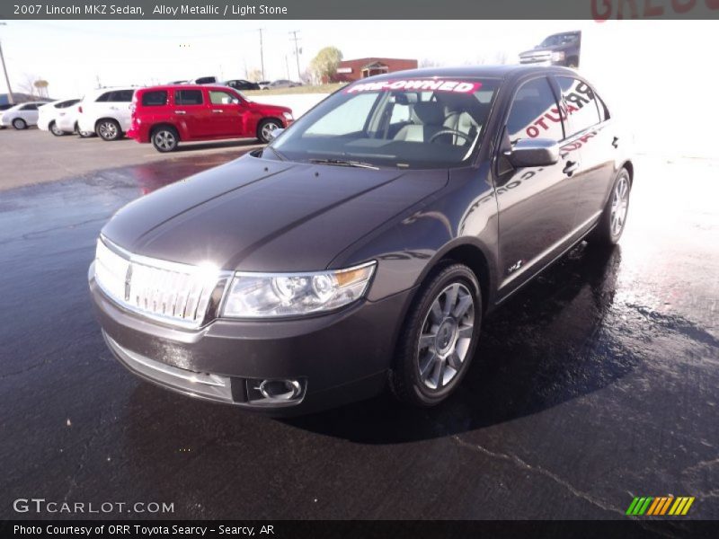 Alloy Metallic / Light Stone 2007 Lincoln MKZ Sedan