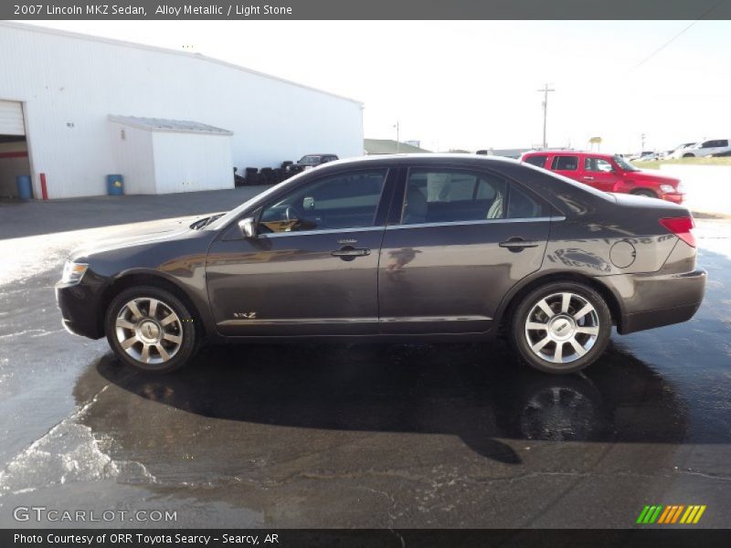 Alloy Metallic / Light Stone 2007 Lincoln MKZ Sedan
