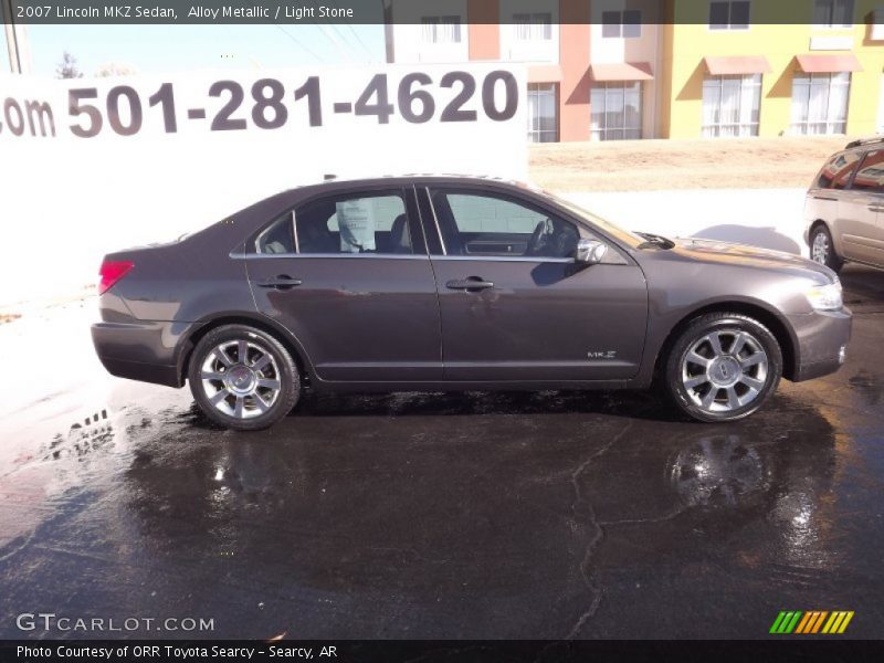 Alloy Metallic / Light Stone 2007 Lincoln MKZ Sedan