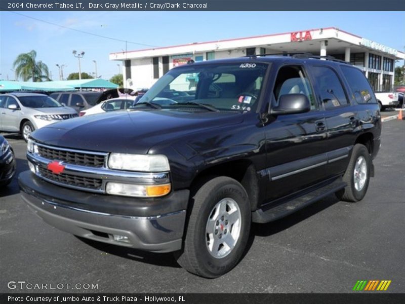 Dark Gray Metallic / Gray/Dark Charcoal 2004 Chevrolet Tahoe LT