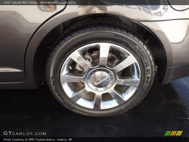 Alloy Metallic / Light Stone 2007 Lincoln MKZ Sedan