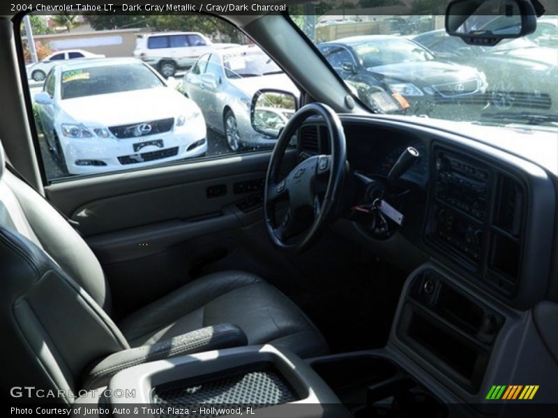Dark Gray Metallic / Gray/Dark Charcoal 2004 Chevrolet Tahoe LT