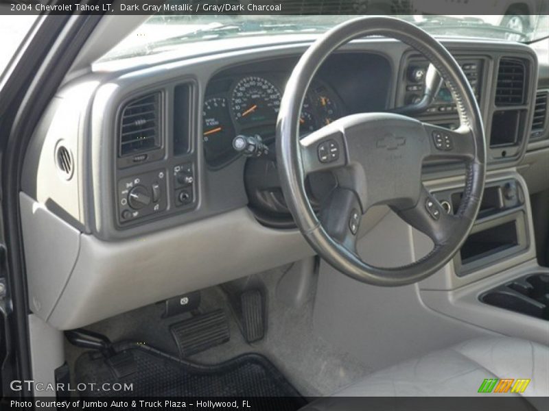 Dark Gray Metallic / Gray/Dark Charcoal 2004 Chevrolet Tahoe LT