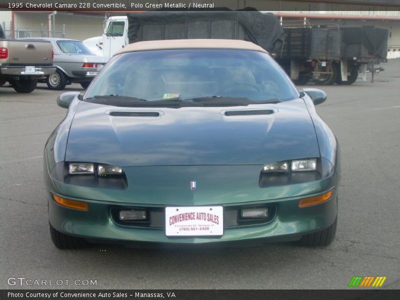 Polo Green Metallic / Neutral 1995 Chevrolet Camaro Z28 Convertible