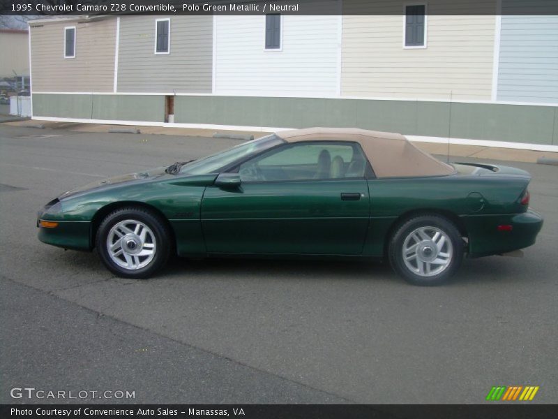  1995 Camaro Z28 Convertible Polo Green Metallic