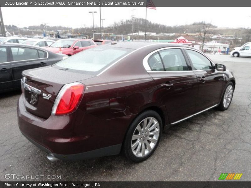 Cinnamon Metallic / Light Camel/Olive Ash 2010 Lincoln MKS EcoBoost AWD