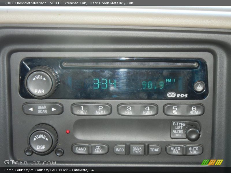 Dark Green Metallic / Tan 2003 Chevrolet Silverado 1500 LS Extended Cab