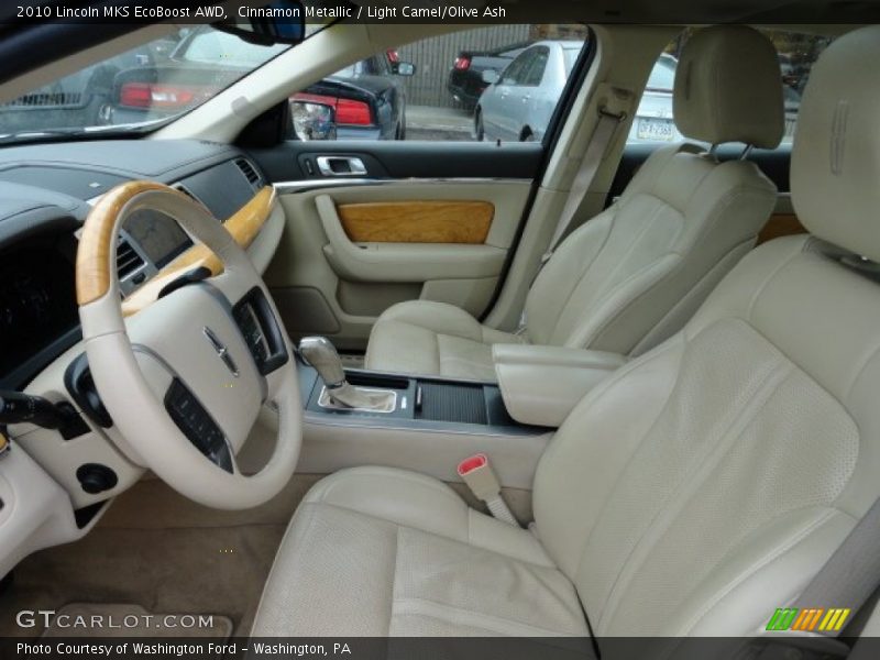  2010 MKS EcoBoost AWD Light Camel/Olive Ash Interior