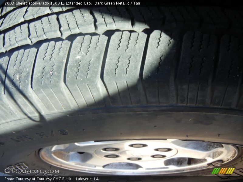 Dark Green Metallic / Tan 2003 Chevrolet Silverado 1500 LS Extended Cab