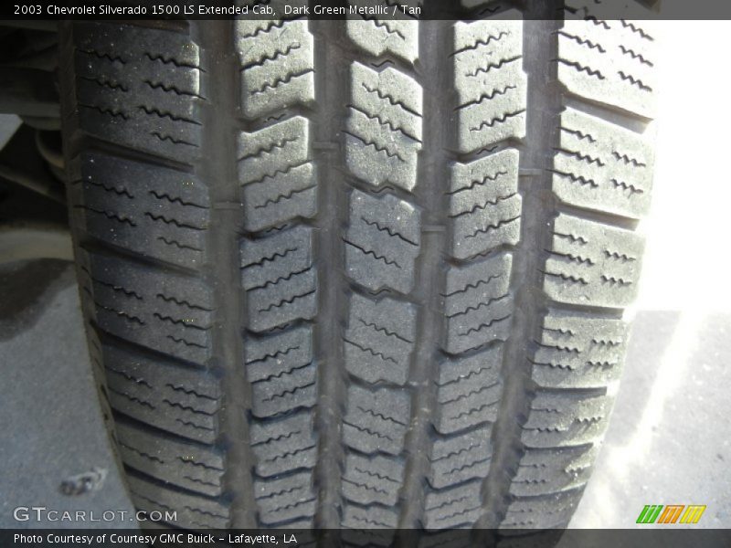 Dark Green Metallic / Tan 2003 Chevrolet Silverado 1500 LS Extended Cab