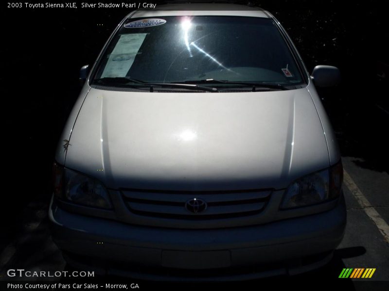 Silver Shadow Pearl / Gray 2003 Toyota Sienna XLE