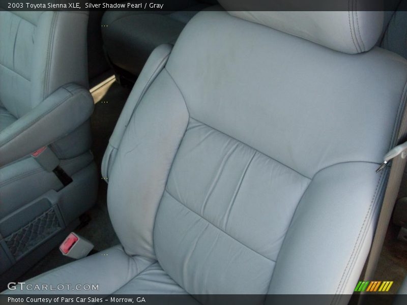 Silver Shadow Pearl / Gray 2003 Toyota Sienna XLE