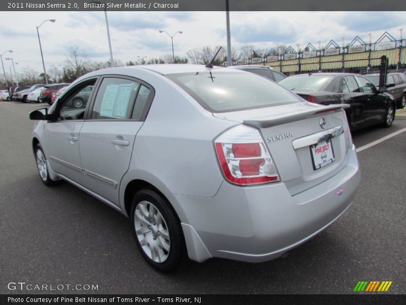 Brilliant Silver Metallic / Charcoal 2011 Nissan Sentra 2.0