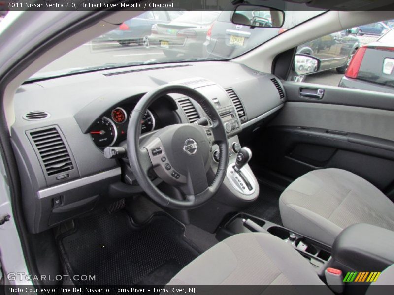 Brilliant Silver Metallic / Charcoal 2011 Nissan Sentra 2.0