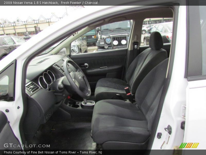 Fresh Powder / Charcoal 2009 Nissan Versa 1.8 S Hatchback
