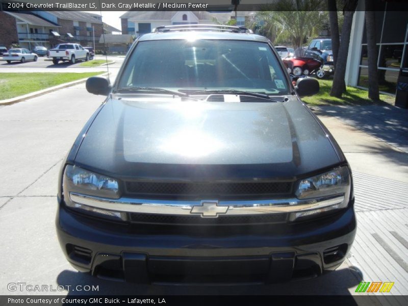 Dark Gray Metallic / Medium Pewter 2004 Chevrolet TrailBlazer LS