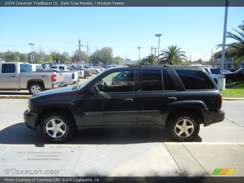 Dark Gray Metallic / Medium Pewter 2004 Chevrolet TrailBlazer LS