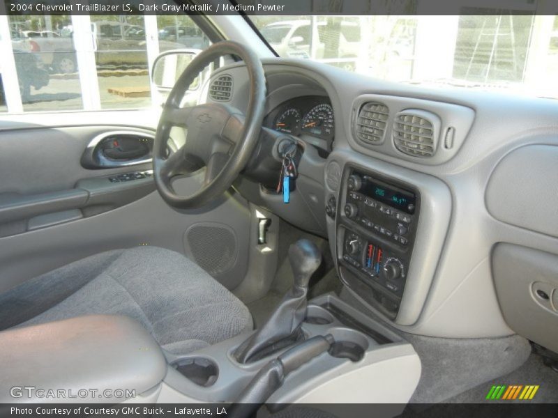 Dark Gray Metallic / Medium Pewter 2004 Chevrolet TrailBlazer LS