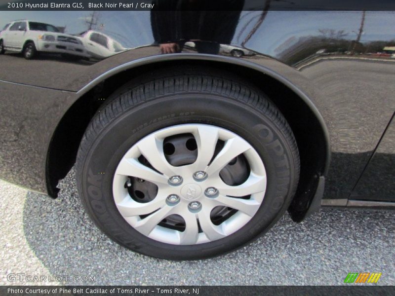 Black Noir Pearl / Gray 2010 Hyundai Elantra GLS