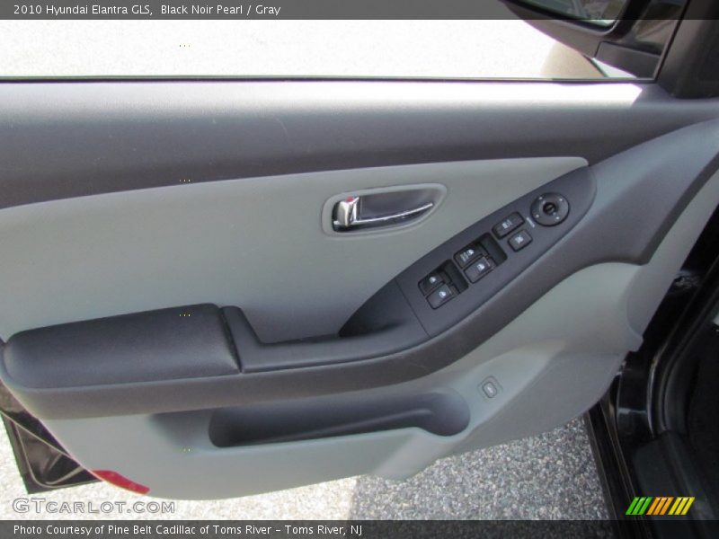 Black Noir Pearl / Gray 2010 Hyundai Elantra GLS