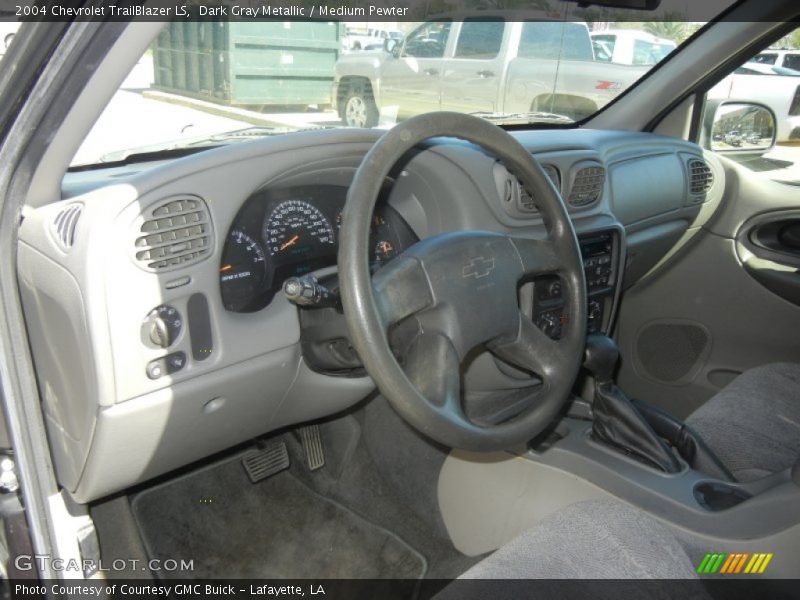 Dark Gray Metallic / Medium Pewter 2004 Chevrolet TrailBlazer LS