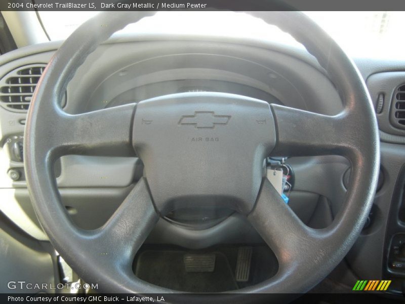 Dark Gray Metallic / Medium Pewter 2004 Chevrolet TrailBlazer LS