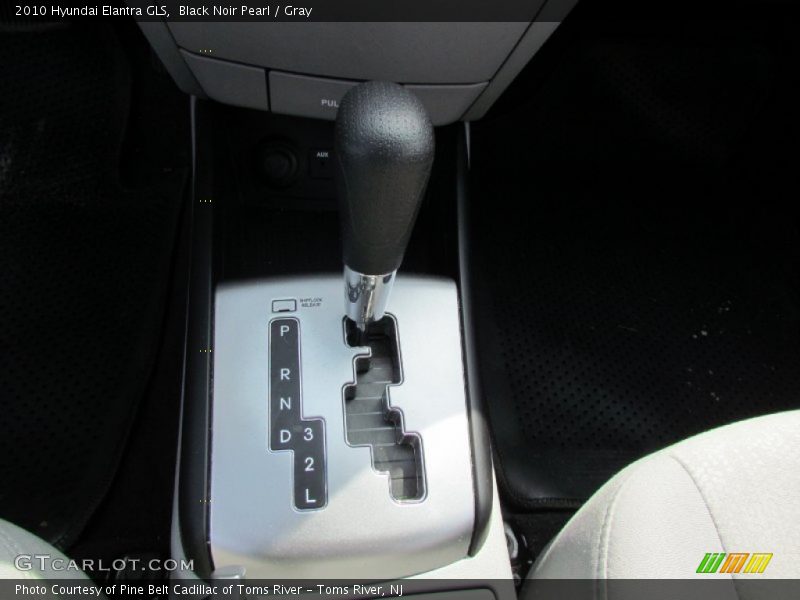 Black Noir Pearl / Gray 2010 Hyundai Elantra GLS